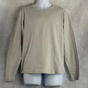 And Now This Men's Long-Sleeve Slub Cotton T-Shirt, Light Gray